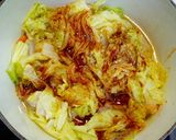 ヘルシー！白菜と鶏もも肉のピリ辛煮！作り方7写真