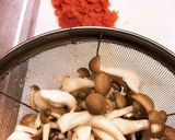 しめじタップリ明太クリームパスタ作り方1写真