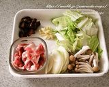 デーツと白菜のトマトパスタ作り方1写真