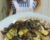 リカちゃん♡舞茸もずく卵炒め作り方16写真