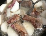 豚のスペアリブのお煮物作り方4写真