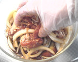 韓国家庭のプルコギ風　豚＆たまねぎ炒め♥作り方3写真