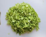 米粉と豆腐のケール入りお好み焼き。作り方1写真