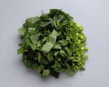 米粉と豆腐のケール入りお好み焼き。作り方2写真