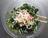 米粉と豆腐のケール入りお好み焼き。作り方4写真