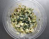 米粉と豆腐のケール入りお好み焼き。作り方5写真