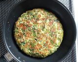 米粉と豆腐のケール入りお好み焼き。作り方8写真