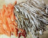 113 いつもの きんぴらごぼう(薄味)作り方1写真