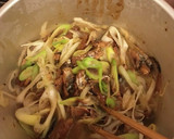 秋刀魚の蒲焼き卵とじ作り方2写真