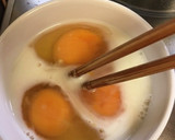 秋刀魚の蒲焼き卵とじ作り方3写真