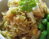 シャキシャキ♪キャベツの美味しいどんぶり作り方5写真