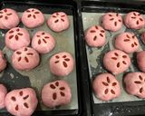紅芋のカラフルあんぱん！餡を楽しんで♪作り方7写真