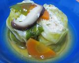 豆腐＆和風おだしのロールキャベツ作り方8写真