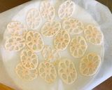 レンジで簡単れんこんチップ作り方1写真