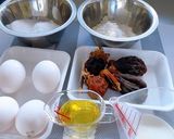 干し柿シフォンケーキ 甘さが美味しい。作り方1写真