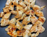 適塩レシピ★鶏むね肉のマスタード焼き作り方5写真