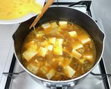 具沢山＊なめことキムチのふわたまお味噌汁作り方4写真