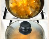 具沢山＊なめことキムチのふわたまお味噌汁作り方5写真