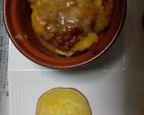 残ったミートソースと冷凍フライドポテト作り方2写真