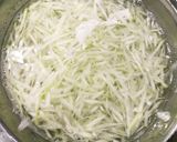青パパイヤの下ごしらえ（スライス編）作り方3写真