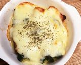 煮物リメイク☆かぼちゃのクリームグラタン作り方8写真