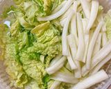 白菜とちくわのゆず胡椒サラダ作り方1写真
