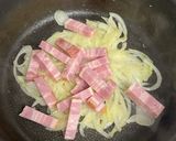 ヒハツが鍵！トマトとベーコンのパスタ作り方5写真