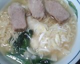 大根で蒸し、ヒガシマルのタレで煮る叉焼作り方7写真