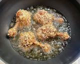 カリカリオートミールのチューリップ唐揚げ作り方6写真