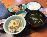 大人味♡柚子胡椒風味あおさのお吸い物作り方3写真