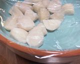 レンチン★冷凍里いものチーズマヨサラダ作り方1写真