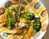 全てレンジゴボウ入り甘酢キムチ炒味酢豚作り方16写真