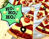 クリスマス⭐市販で簡単トナカイカレーピザ作り方10写真