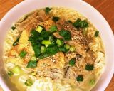 サッポロ一番ピリ辛ゴボ玉塩ラーメン作り方5写真