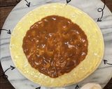 クリスマス⭐市販で簡単トナカイカレーピザ作り方4写真
