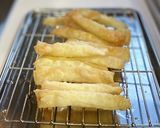 ワンタン(焼売)の皮の塩青のりチーズ揚げ作り方5写真