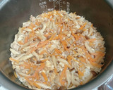 ひき肉入り☆和風炊き込みおこわ作り方7写真