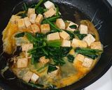 豆腐とほうれん草の卵炒め作り方11写真