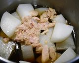 簡単！ツナ大根　ぶり大根風作り方3写真
