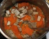 豚肉と白菜と椎茸と豆腐の具沢山な塩スープ作り方4写真