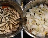 豚肉と白菜と椎茸と豆腐の具沢山な塩スープ作り方5写真