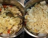 豚肉と白菜と椎茸と豆腐の具沢山な塩スープ作り方6写真