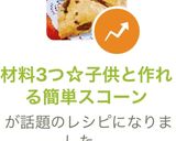 材料3つ☆子供と作れる簡単スコーン作り方16写真