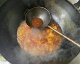 身体温まる ネギ麻婆丼作り方3写真