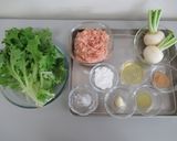 鶏だんごとレタスの鍋作り方1写真