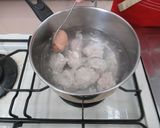 鶏だんごとレタスの鍋作り方2写真