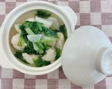 鶏だんごとレタスの鍋作り方6写真