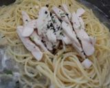 大根おろしでさっぱり水菜とチキンパスタ作り方3写真