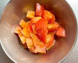 簡単！トマトとチーズのブルスケッタ作り方2写真