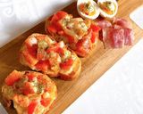 簡単！トマトとチーズのブルスケッタ作り方7写真